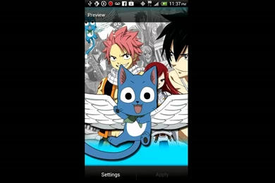 Fairy Tail Happy Anime Live Wallpapers On Android   YouTube