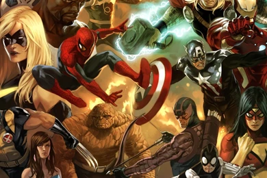 Marvel Comics Characters HD Desktop Wallpapers : Dual Monitor