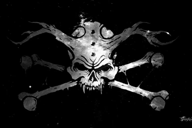 Wallpapers Skull For Facebook Cover Skulls And Crossbones 1366x768 ...