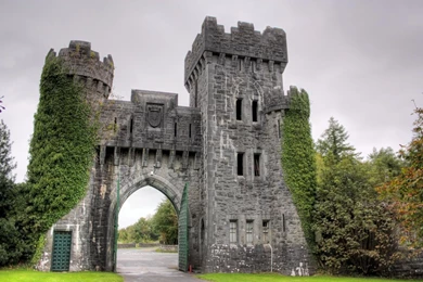 Ashford Castle Entrance HD Desktop Wallpapers : Widescreen : High ...