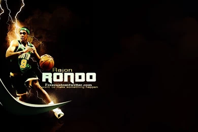 Rajon Rondo Wallpapers – Fast Like A Lightning, Dark Black ...