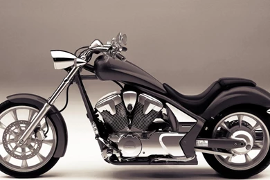 White Honda Engines Chrome Motorbikes Vtx1300 Bikers Wallpapers ...