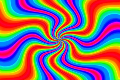 Wallpapers Rainbows Twister Rainbow Abstract Art Chaos Colors ...