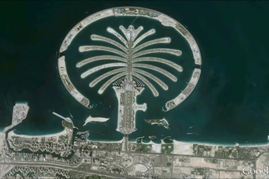 A Satellite History Of Palm Islands   Dubai   YouTube