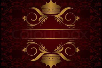Illustration Vintage Backgrounds With Crown   Vector
