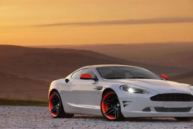 Aston Martin With Ferrari Rims Wallpapers