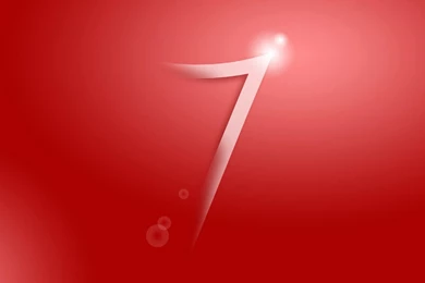 Red Windows 7 Wallpapers 1366x768