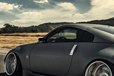 Download Wallpapers 640x960 Nissan, 350z, Stance, Movement, Speed ...