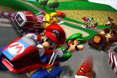 MARIO KART DOUBLE DASH WALLPAPER (