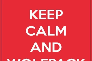 Keep Calm And Wolfpack On NC State North Carolina By StickerTiger ...