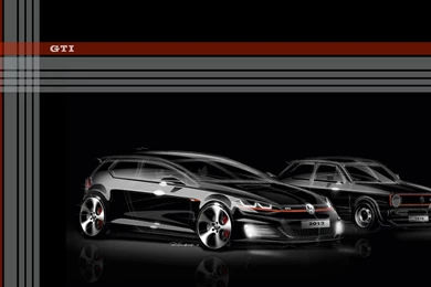 VW GTI Mk7 Wallpapers Black