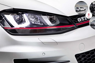 2012 Volkswagen Golf GTI Concept   Headlight