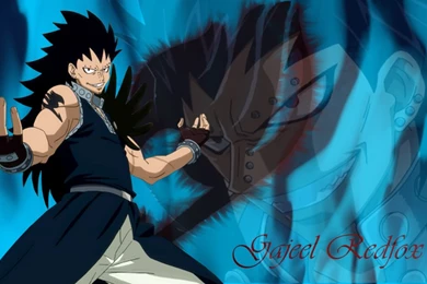 Walpaper Fairy Tail : Gajeel ~ Ceria Dan Bahagia