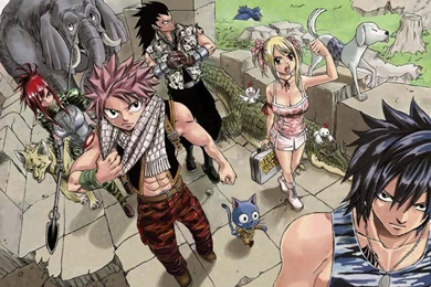 Gray, Lucy, Fairy Tail, Lucy Heartfilia, Natsu, Anime, Manga, Gray ...