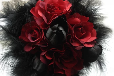 Wallpaper: Gothic, Abstract, Red Rose, Black, White Backgrounds ...