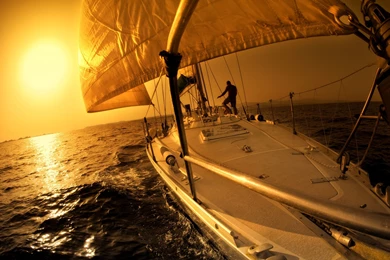 Sailing Sunset Google Skins, Sailing Sunset Google Backgrounds ...