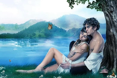 Loved Couple   Female Fantasy Art Wallpapers 3   Wallcoo.net