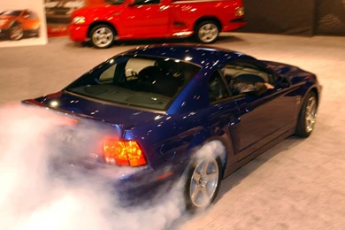 2003 SVT Cobra Burnout Wallpapers