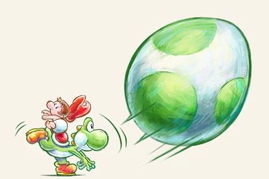Yoshi's New Island Desktop Wallpapers