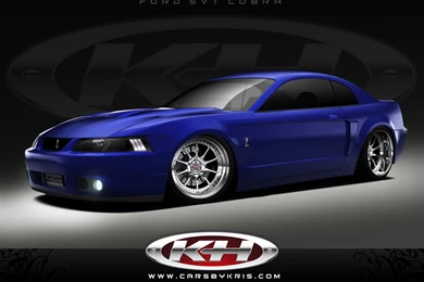 Beautiful Blue 2004 Mustang SVT Cobra Terminator