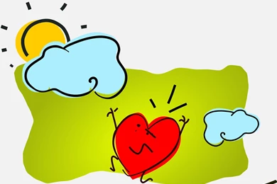 Cartoon Animated Love Backgrounds   Powerpoint Templates And ...