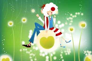 Cartoon Animated Love PPT Backgrounds, Cartoon Animated Love Ppt ...