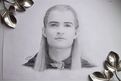 Photorealistic Legolas (Orlando Bloom) LOTR By Push pulse On ...