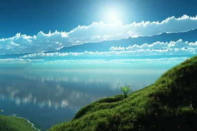 Landscapes,clouds Clouds Landscapes Nature Blue Sky Reflections ...