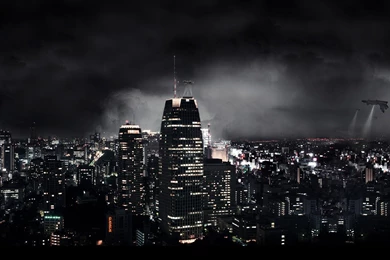 Generic Skyline Silhouette   Wallpaper.