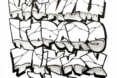 Old School Graffiti Font Style