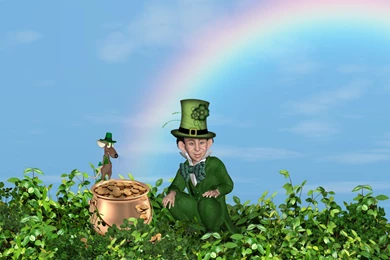 Leprechaun Mouse Bowler Money 3d Wallpapers