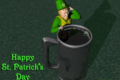 Free 3D Wallpapers 'Leprechaun' 1024x768