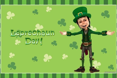 Free Leprechaun Day Computer Desktop Wallpapers