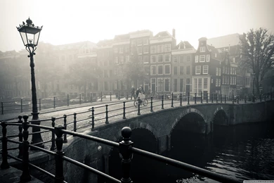 Misty Amsterdam HD Desktop Wallpapers : Widescreen : High ...