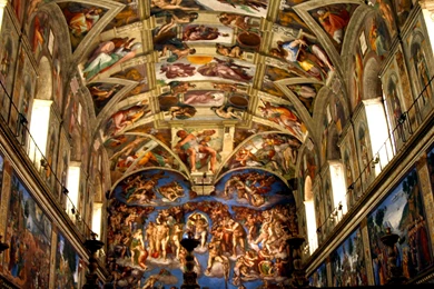 Sistine Chapel Ceiling High Resolution