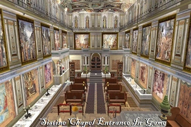 Mod The Sims   The UCS Part 7: THE SISTINE CHAPEL Community Lot