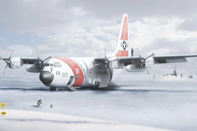 Antarctica C 130 Hercules Aircraft Wallpapers
