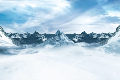 Landscape Snowy Mountains, Paysage, Ice, 1920x1200 HD Wallpapers ...