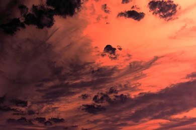 Clouds Dark Monochrome Orange Red Wallpapers   (