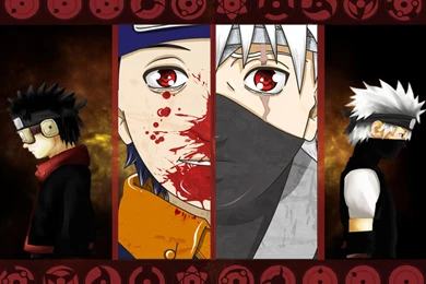 Wallpapers Kakashi Obito Uchiha Hatake X Anime Fondos De 1366x1024 ...