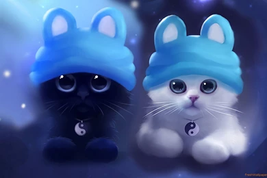 Sweet Cat Couple Wallpapers