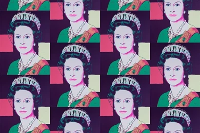 Contemporary Wallpapers / Patterned / Printed   QUEEN ELIZABETH By ...