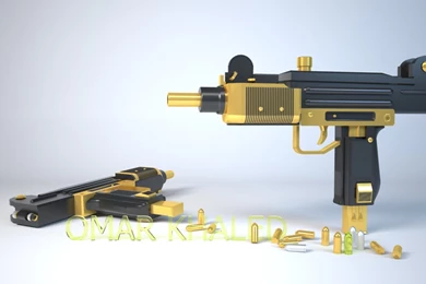 Uzi Gold By Omaarkhaled On DeviantArt