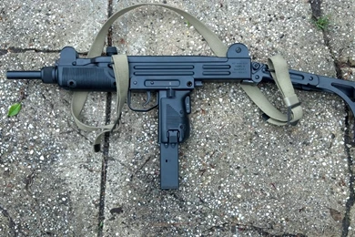 UZI Machine Gun Weapon Military Police Assault Pistol (22 ...