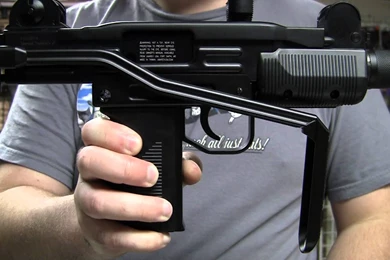 UZI Machine Gun Weapon Military Police Assault Pistol (9 ...