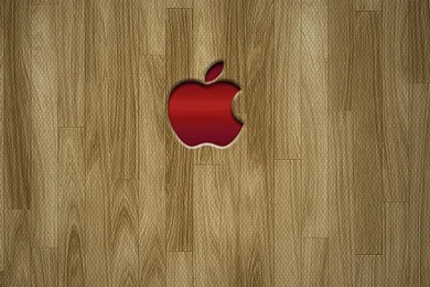 Red Apple LOGO And Wooden Flooring Backgrounds iPhone Wallpapers ...