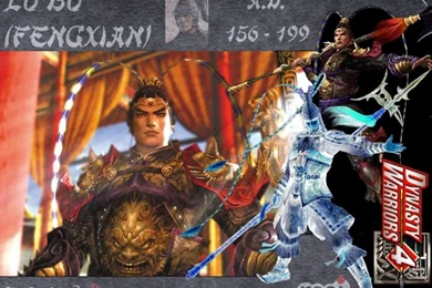 Wallpapers Video Games > Wallpapers Dynasty Warriors 4 Lu Bu ...