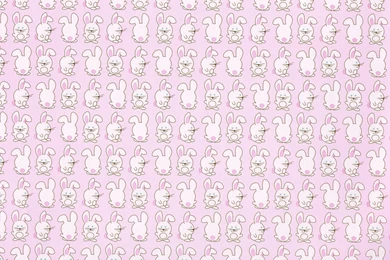Bunny Pattern Rabbit Cute Children Wallpapers