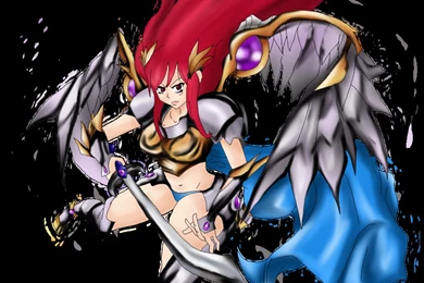 Erza Scarlet  (Without Background) By GurrenAsh On DeviantArt