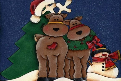 Christmas Wallpapers 2012: Christmas Reindeer Computer Wallpapers